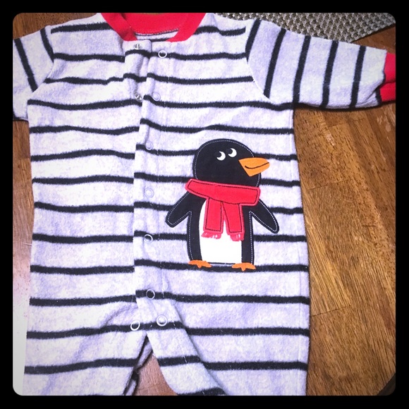 Fleece Footie Pajamas - Picture 1 of 4